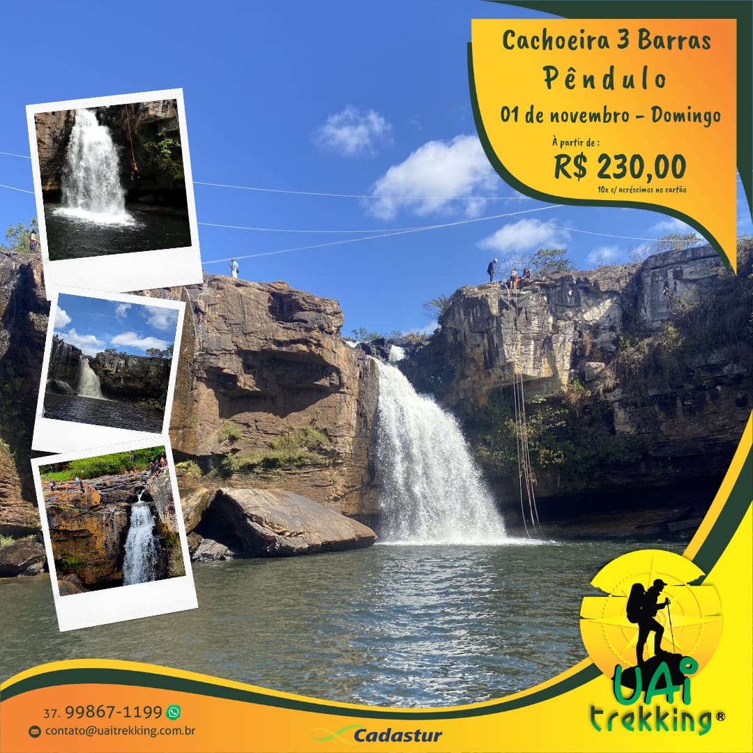 Cachoeira Três Barras e Pêndulo